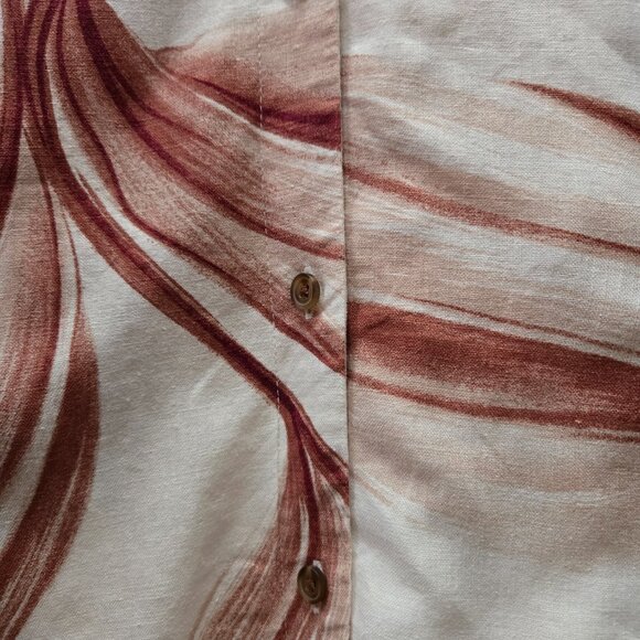 RW&Co Sleeveless Linen‑Blend Shirt Dress - Size M - Picture 4 of 8